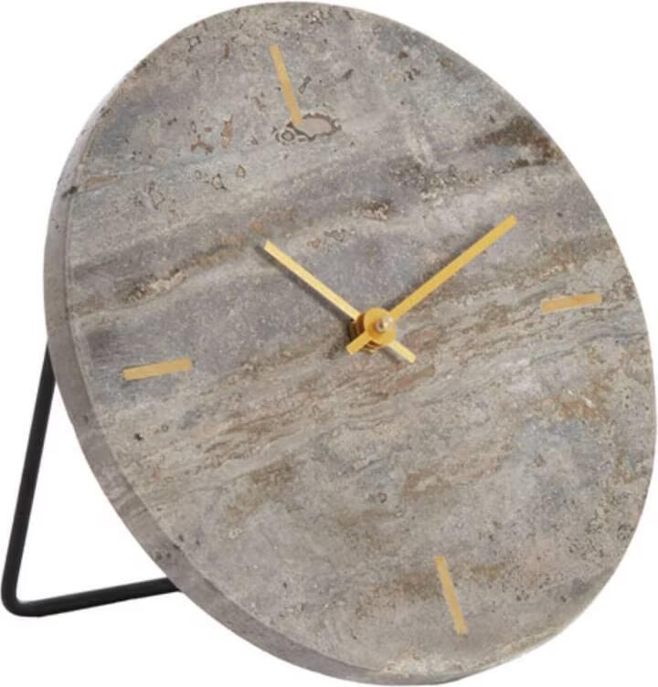Light & Living Light&living Klok Ø20 cm JENAY bruin travertin