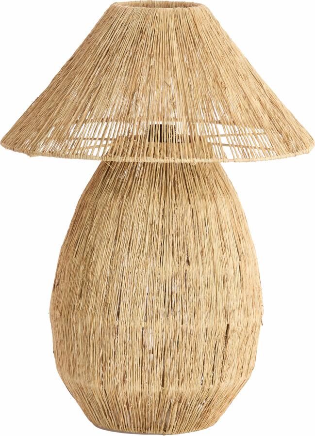 Light & Living Tafellamp Maruva Jute 55cm Naturel Rond