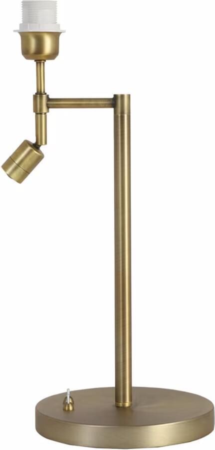 Light & Living Light&living Lampvoet Ø20x47 5 cm MONTANA antiek brons met LED