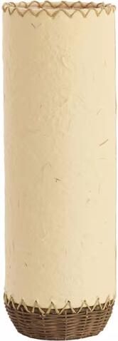 Light & Living Tafellamp Tio Papier en rotan 40cm Beige Rond