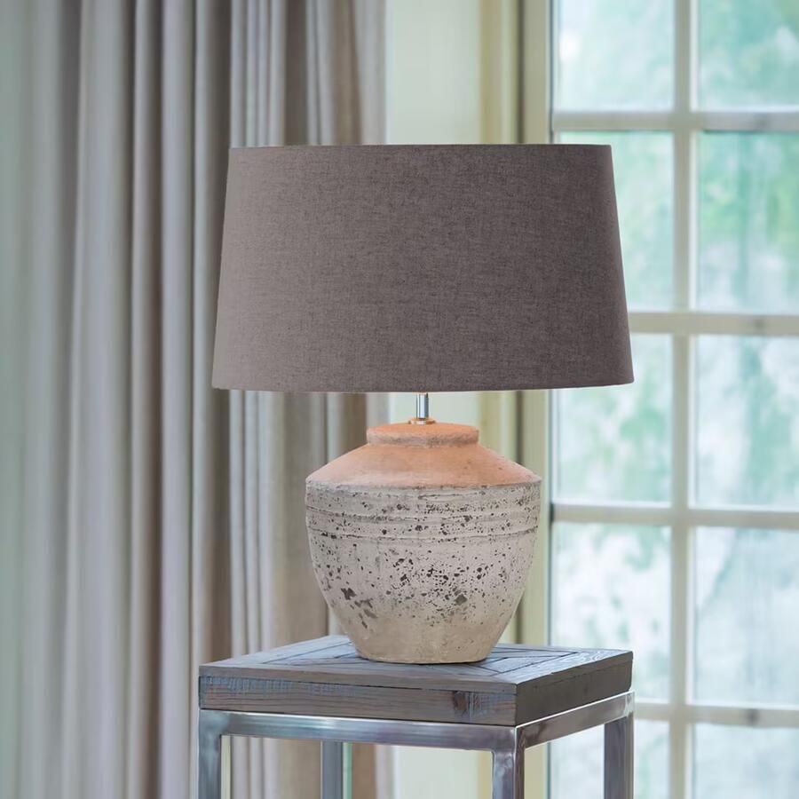 Light & Living Light&living Lampvoet Ø30x40 cm TOBA large antiek grijs