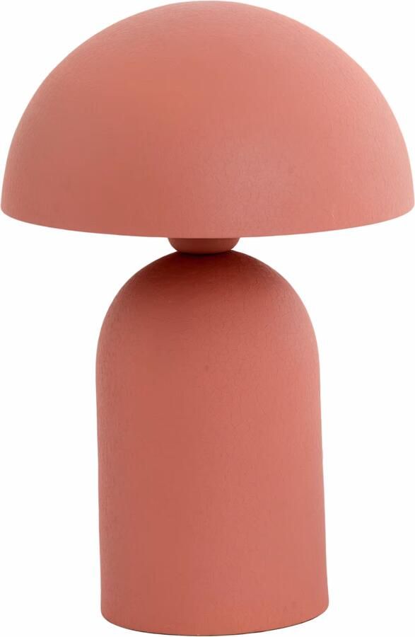 Light & Living Tafellamp Tolima 35cm Koraalroze Rond