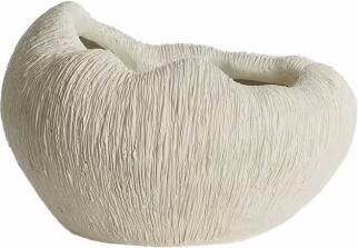 Light & Living Vaas Denisa 21cm Crème Ovaal