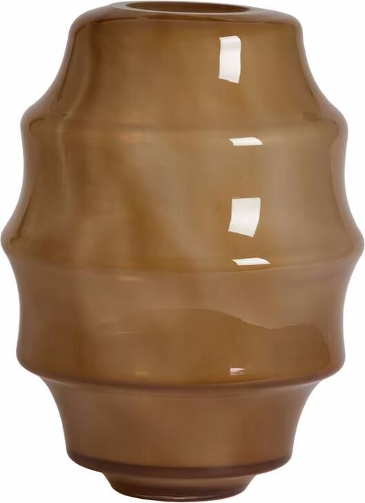 Light & Living Vaas Nayoro Glas 42cm Amber Organisch