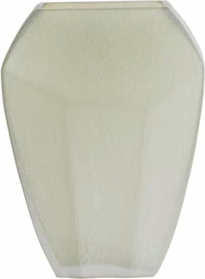 Light & Living Vaas Vionna Glas 34cm Olijfgroen Ovaal