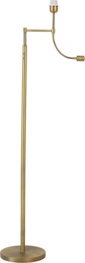Light & Living Vloerlamp Calgary met LED Antiek Brons (excl. kap) Rond