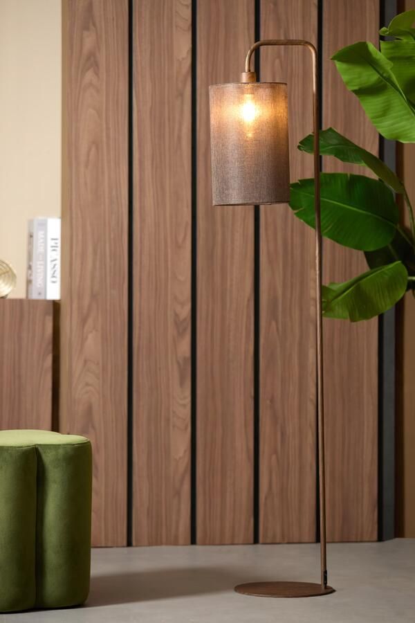 Light & Living Vloerlamp Donio Bruin 33.5x28x155cm