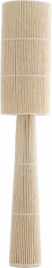 Light & Living Vloerlamp Michiel Chenille 160cm Crème Rond