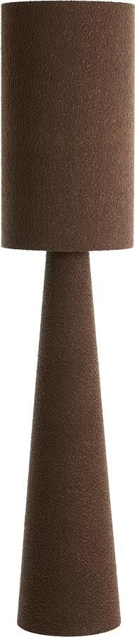 Light & Living Vloerlamp Micky Bouclé 180cm Bruin Rond