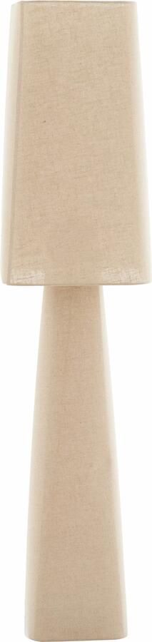 Light & Living Vloerlamp Mikko Linnen 176cm Naturel Vierkant