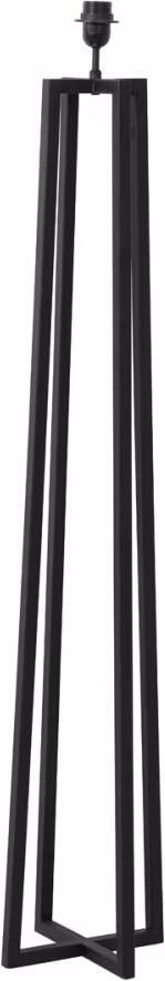 Light & Living Vloerlamp Miley 130cm Mat Zwart (excl. kap) Vierkant - Foto 2