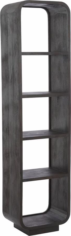 Light & Living Wandkast Dane 200 x 50cm Mat Donker Roodbruin
