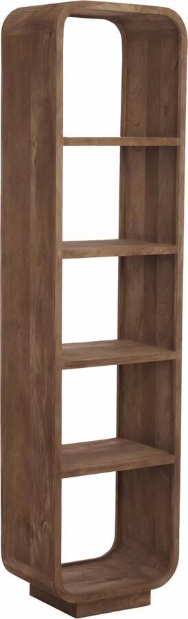 Light & Living Wandkast Dane 200 x 50cm Mat Grijs Bruin