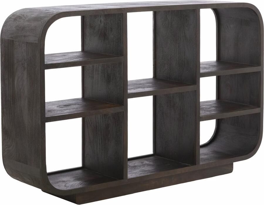 Light & Living Wandkast Labare 82 x 140cm Mat Donker Roodbruin