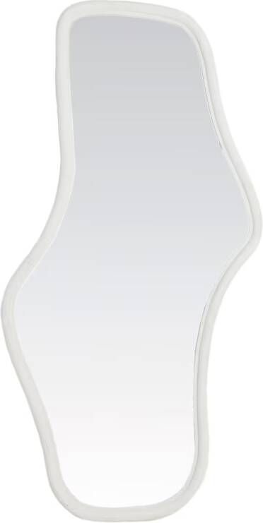 Light & Living Organische Spiegel Celano Mangohout 161 x 80cm Crème Passpiegel