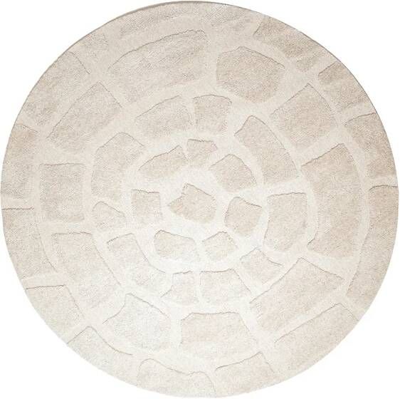 Light & Living Light&living Vloerkleed Ø220 cm BAJELO beige