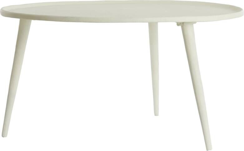 Light & Living Ronde Bijzettafel Babina 68cm Crème