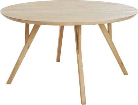 Light & Living Ronde Eettafel Quenza Mangohout 120cm Bruin