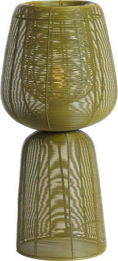 Light & Living Light and Living tafellamp groen metaal 1883476