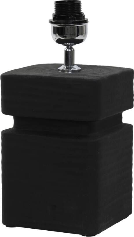 Light & Living Tafellamp Amta Keramiek 32cm (excl. kap) Zwart