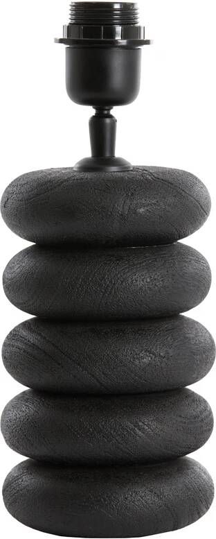 Light & Living Light&living Lampvoet Ø12x21 cm BUDONGO hout zwart