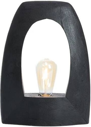 Light & Living Light&living Tafellamp 27x10x35 cm CARINI hout mat zwart