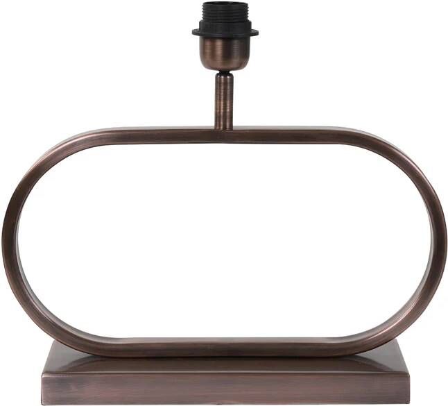 Light & Living Tafellamp Jamiro 38cm Antiek Koper (excl. kap)