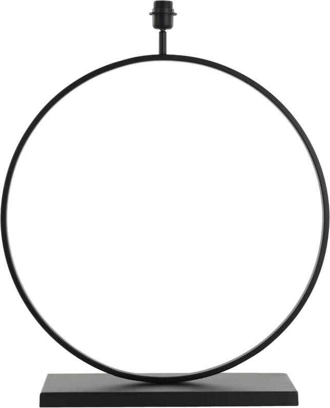 Light & Living Tafellamp Liva 74cm Mat Zwart (excl. kap)