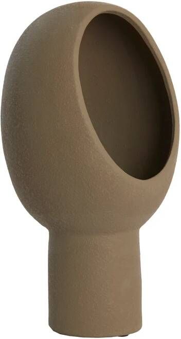 Vtwonen Tafellamp 25x25x46 cm MONK keramiek donker bruin