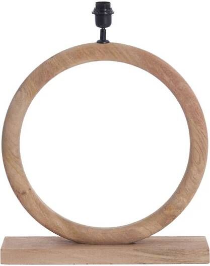 Light & Living Tafellamp Nubia Mangohout Naturel (excl. kap)