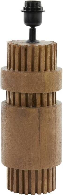 Light & Living Tafellamp Sakura Mangohout 45cm Mat Bruin (excl. kap)