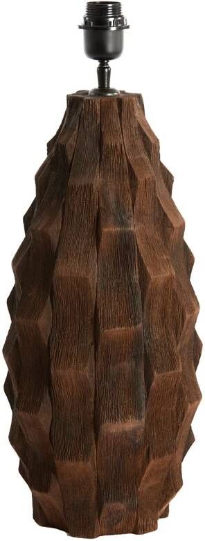 Light & Living Light&living Lampvoet Ø21x46 cm TAKABE hout chocolade bruin