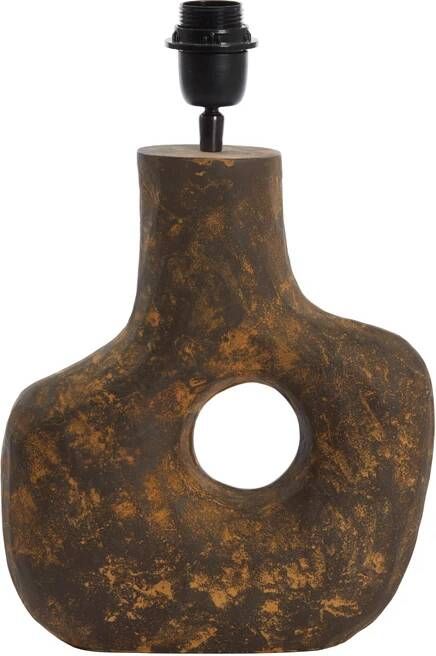 Light & Living Tafellamp Tarugi 40cm Antiek Bruin (excl. kap)