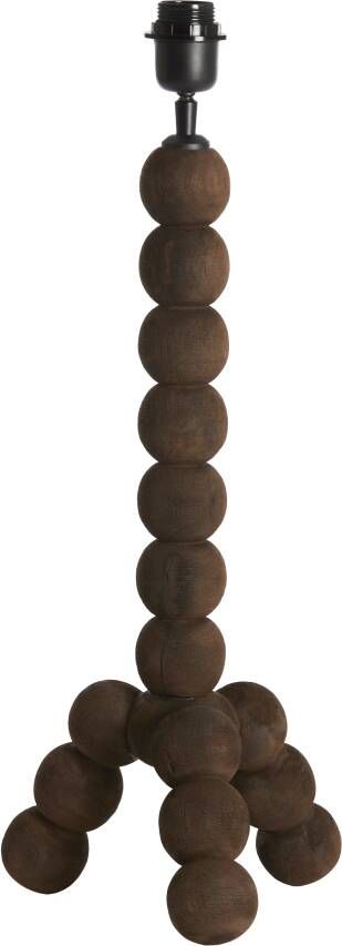 Light & Living Tafellamp Veglio Mangohout Donkerbruin (excl. kap)