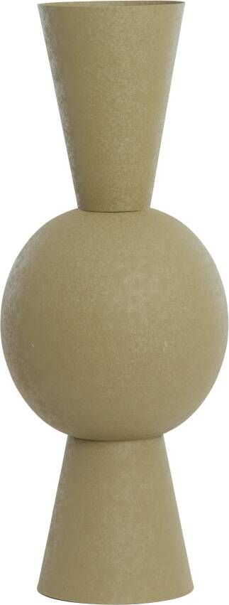 Light & Living Light&living Vaas deco Ø25x60 cm CHEDI mat olijf groen