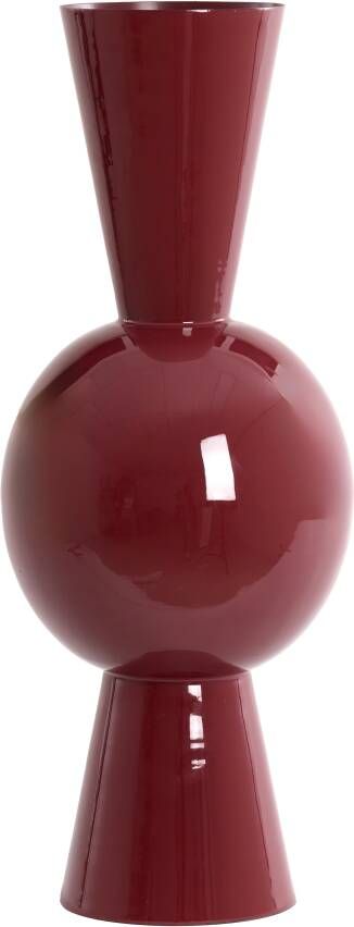 Light & Living Light&living Vaas deco Ø30x75 cm CHEDI glans bordeaux