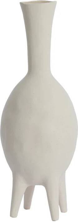 Light & Living Light&living Vaas deco 23x20x62 5 cm NUGINA mat crème