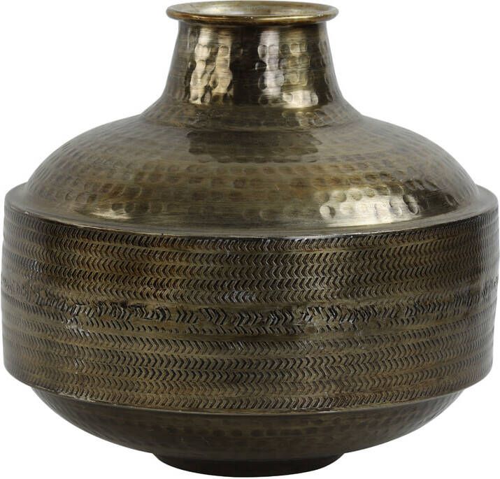 Light & Living Vaas Pomoy 60cm hoog Antiek Brons