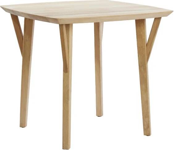 Light & Living Vierkante Bistrotafel Quenza Mangohout 85 x 85cm Bruin