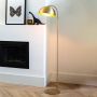 Light & Living Vloerlamp Mette 37x30x155cm Goud - Thumbnail 3