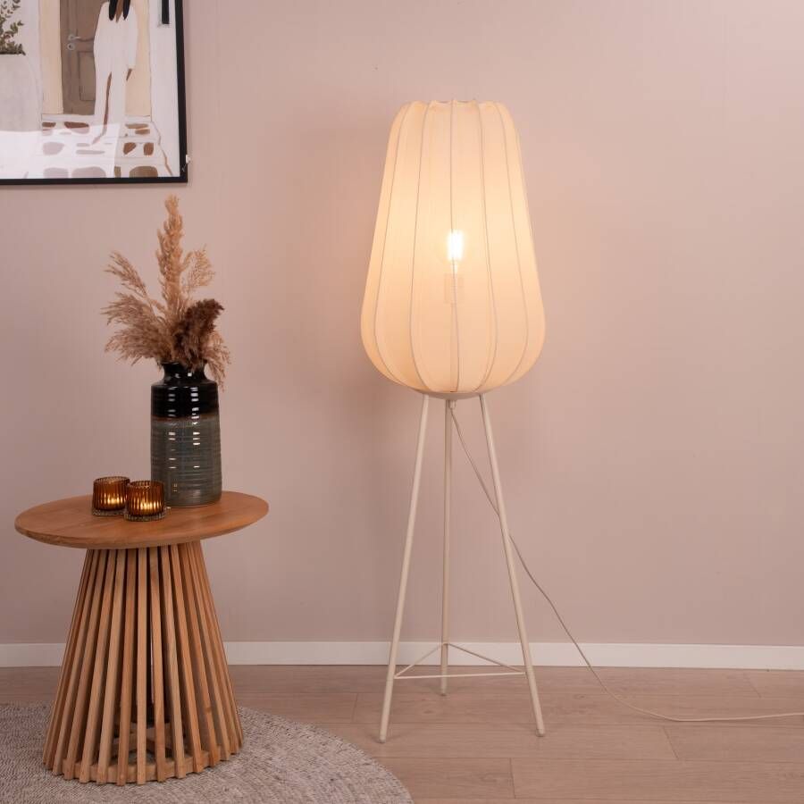 Light & Living Vloerlamp Plumeria 132cm