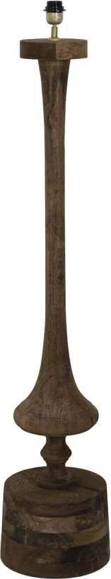 Light & Living Vloerlamp Ronin Donkerbruin Hout