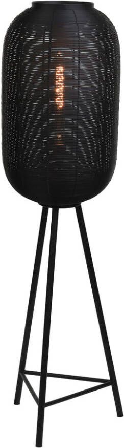 Light & Living Vloerlamp 'Tomek' 136cm kleur Mat Zwart