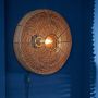 Light & Living Light and Living wandlamp bruin rotan 1860030 - Thumbnail 2