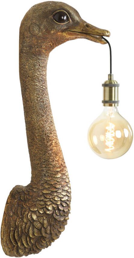 Light & Living Wandlamp 'Ostrich' 72cm kleur Antiek Brons