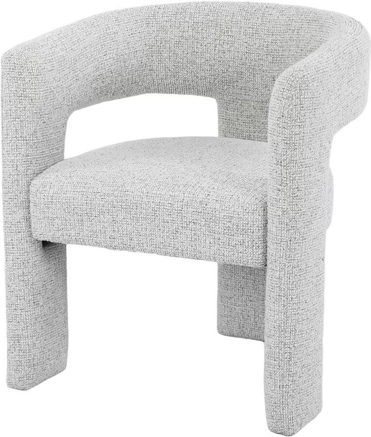 Livingfurn Eetkamerstoel Aurelia Structuurstof Beige