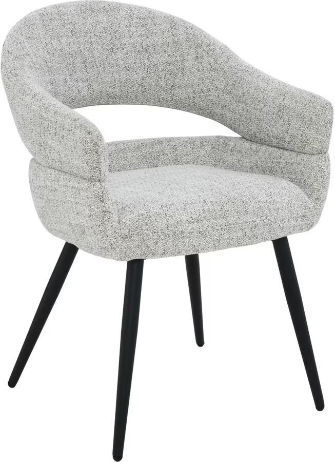 Livingfurn | Eetkamerstoel Megan Bisque Oasis | Zitmeubels eetkamer | Armstoel