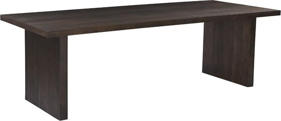 Livingfurn Eettafel Firato Eiken 240 x 100cm Donkerbruin