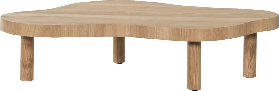 Livingfurn Organische Salontafel Tobago Eiken 135 x 82cm Naturel