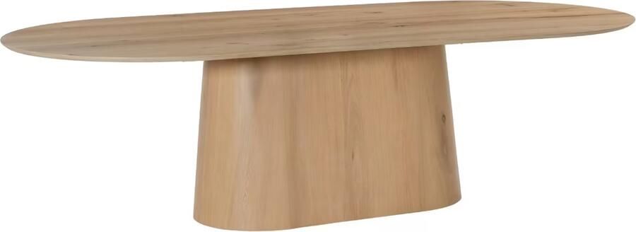 Livingfurn Ovale Eettafel Novero Eiken 280 x 120cm Naturel Ovaal